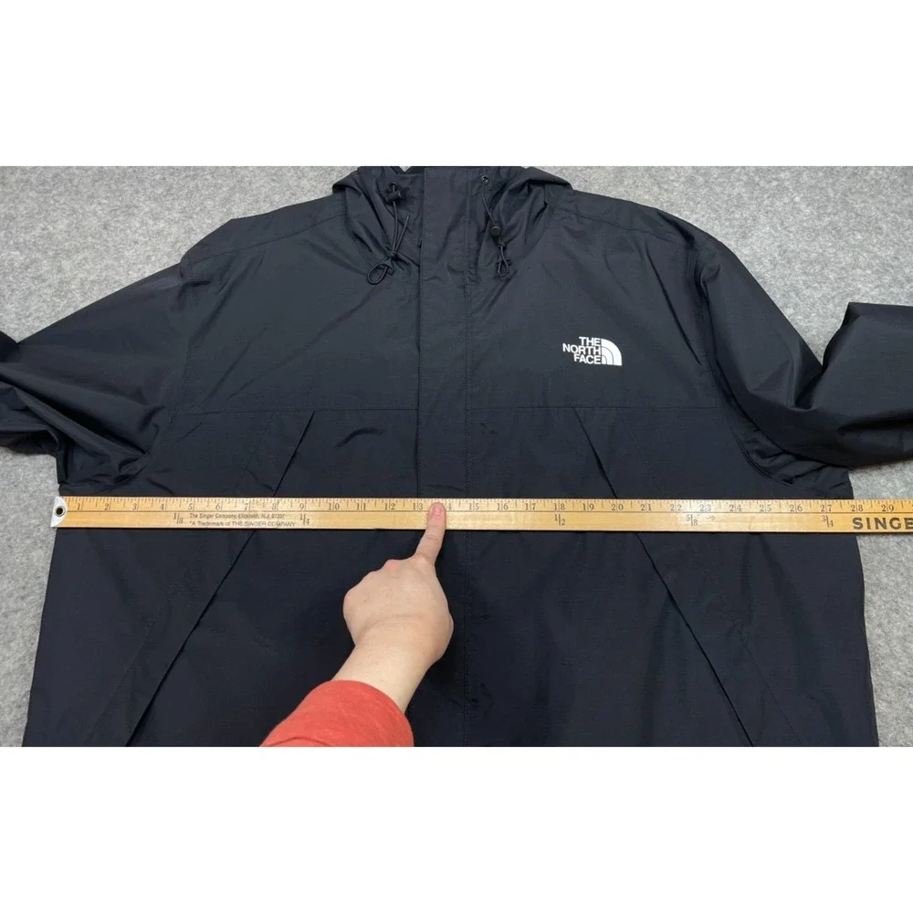The North Face Antora DryVent Rain Jacket Black XXL 2XL Hooded Waterproof